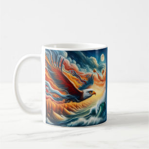 Majestic Eagle Fliegt wie eine fantasievolle Fanta Kaffeetasse