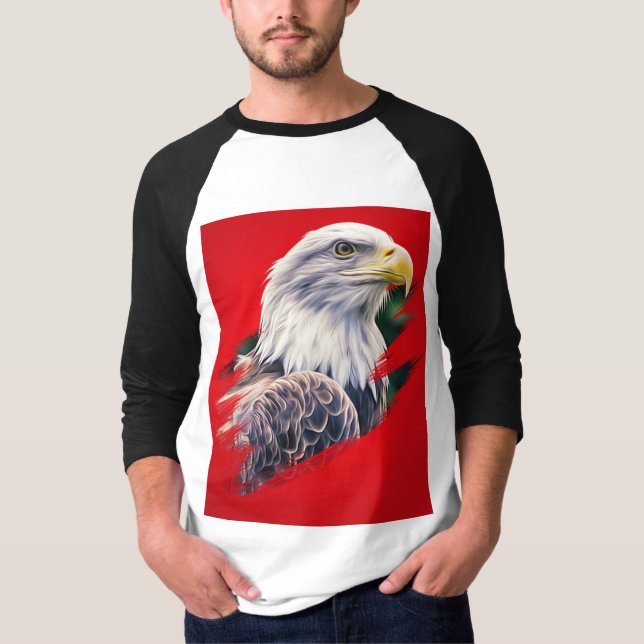 Majestic Eagle Graphic T - Shirt Entfesseln Sie Ih (Vorderseite)