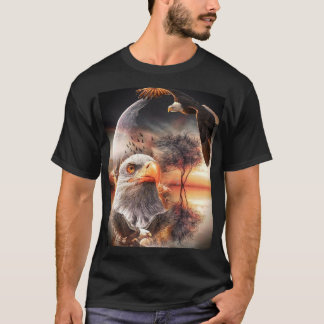 "Majestic Eagle - Hoch über den künstlerischen Him T-Shirt