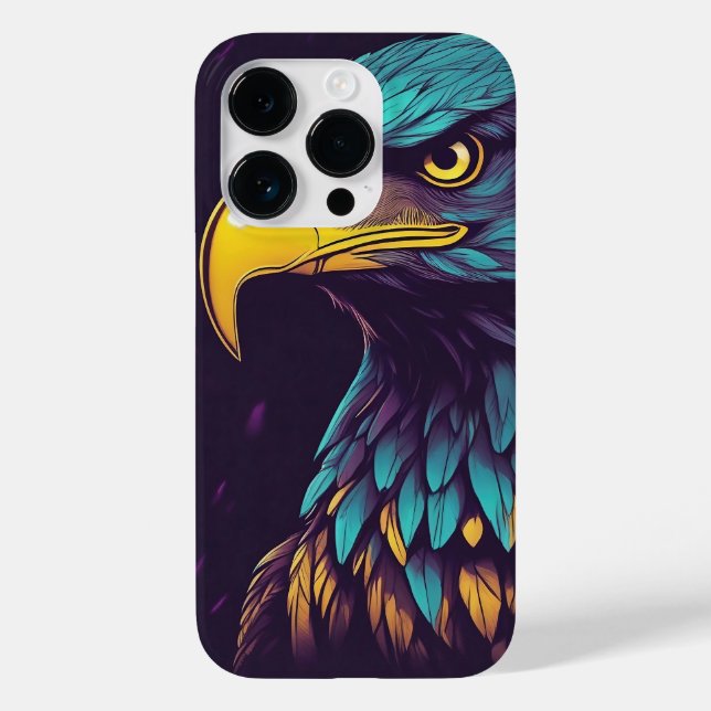 Majestic Eagle in lebhaften Farben Case-Mate iPhone Hülle (Rückseite)