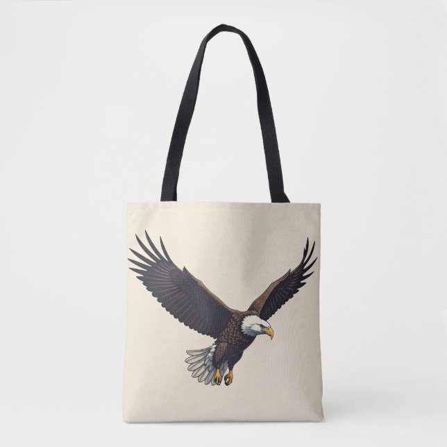 Majestic Eagle Inspiriert Lebensmitteltaschen (Vorderseite)