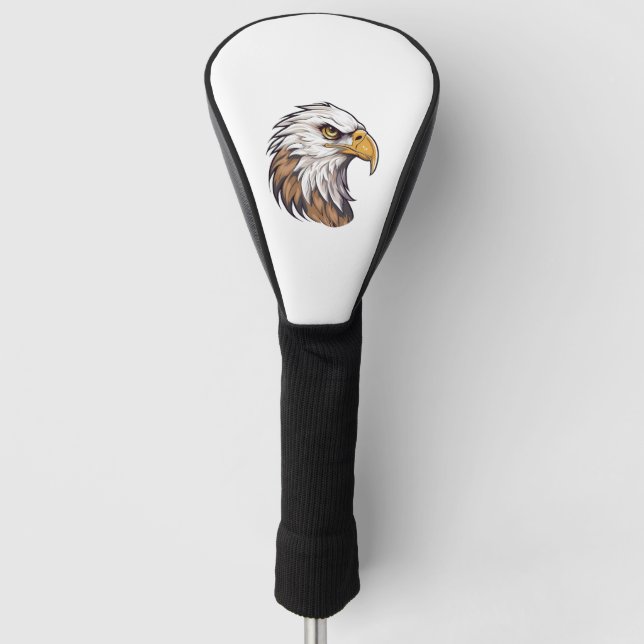 Majestic Eagle Logo Art Golf Headcover (Vorderseite)