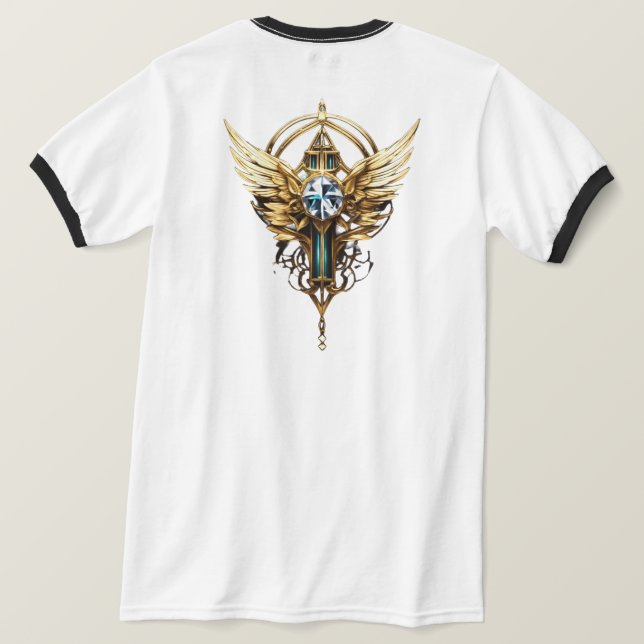 Majestic Eagle Logo Design T-Shirt (Design Rückseite)