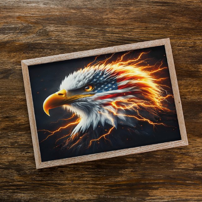Majestic Eagle, Patriotic Display Poster (Von Creator hochgeladen)