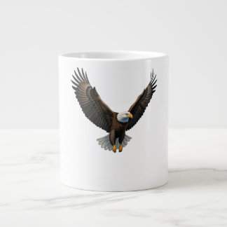 Majestic Eagle Soar T - Shirt Design Jumbo-Tasse