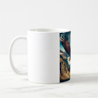 Majestic Eagle Soar T - Shirt Design Kaffeetasse