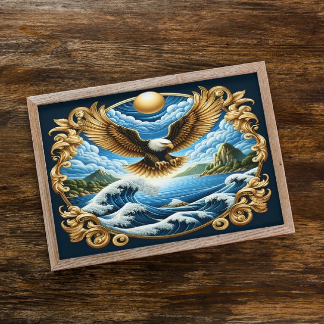Majestic Eagle steil gracevoll Poster (Von Creator hochgeladen)