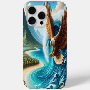 Majestic Eagle steil über dem Ozean Case-Mate iPhone Hülle
