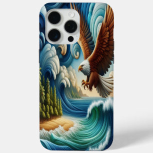 Majestic Eagle steil über Kristallwasser Case-Mate iPhone Hülle