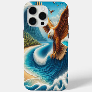 Majestic Eagle steil über Sandy Shore Case-Mate iPhone Hülle