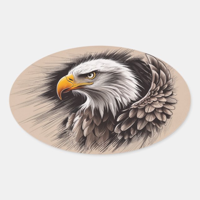 Majestic Eagle Sticker (Vorderseite)