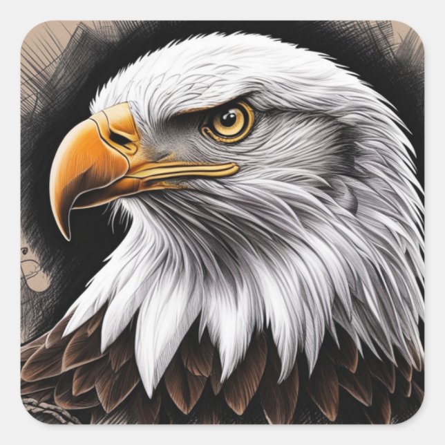 Majestic Eagle Sticker (Vorderseite)
