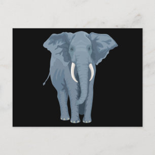 Majestic Elephant Postkarte