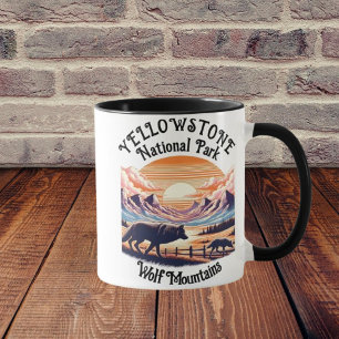 Majestic Emblem des Yellowstone Nationalparks Tasse