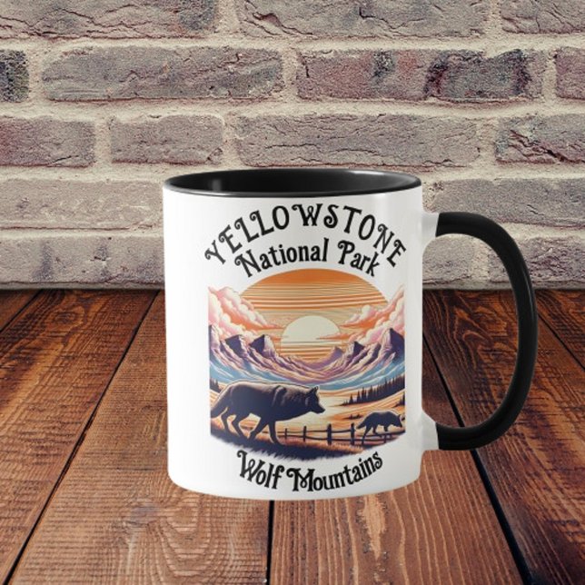 Majestic Emblem des Yellowstone Nationalparks Tasse (Von Creator hochgeladen)
