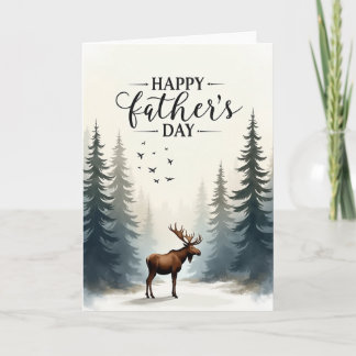 Majestic Fathers Day Deer Card Karte
