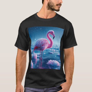 Majestic Flamingo im arktischen Wunderland T - Shi T-Shirt