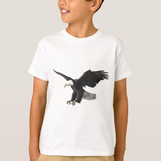 Majestic Flying American Bald Eagle Foto Portrait T-Shirt