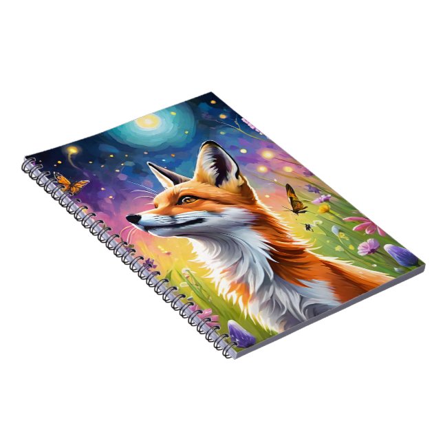 Majestic Fox Notizblock (Rechte Seite)