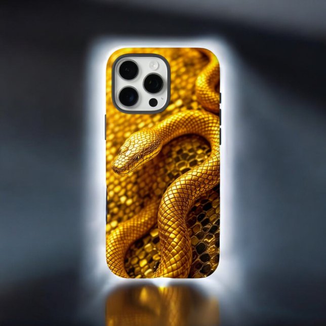 Majestic Gold Snake Case-Mate iPhone Hülle (Von Creator hochgeladen)