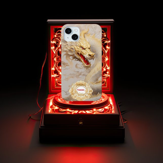 Majestic Golden Dragon and Ivory Case-Mate iPhone Hülle (Stunning Year of the Dragon 2024 iPhone 15 Case)