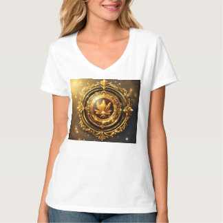 Majestic Golden Laurel Emblem T-Shirt