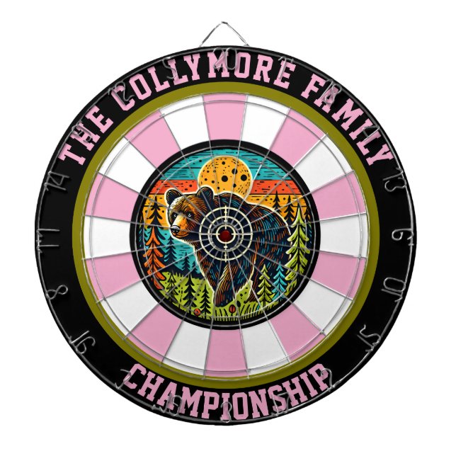 Majestic Grizza Dartscheibe (vorne)