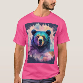 Majestic Grizzly Bear im T - Shirt Forest"