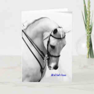 Majestic Holiday Horse Feiertagskarte