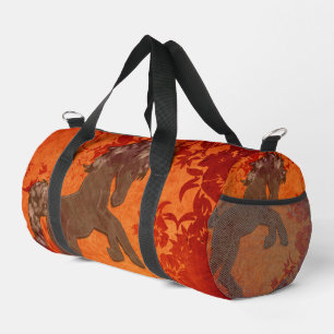 Majestic Horry in Asian Floral Tapestry Duffle Bag