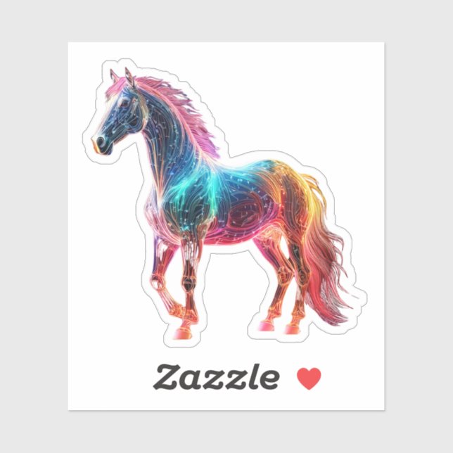 Majestic Horse Aufkleber (Blatt)