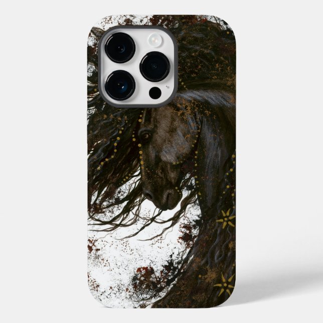 Majestic Horse by Bihrle iPhone 14 Fall Case-Mate iPhone Hülle (Rückseite)