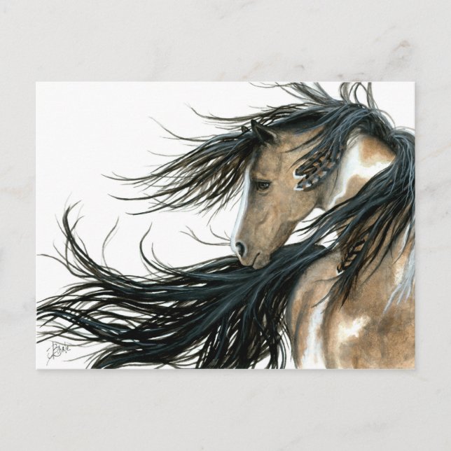 Majestic Horse by Bihrle Postkarte (Vorderseite)
