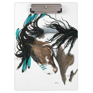 Majestic Horse Clipboard von Bihrle Klemmbrett