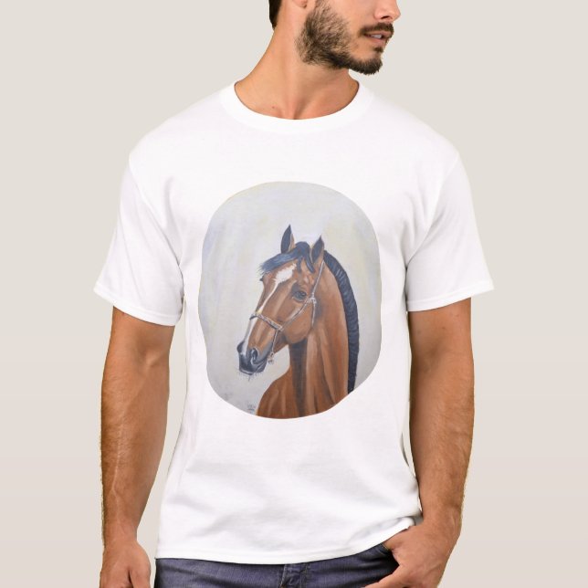 Majestic Horse Portrait T-Shirt (Vorderseite)