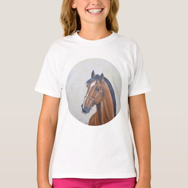 Majestic Horse Portrait T-Shirt (Vorderseite)