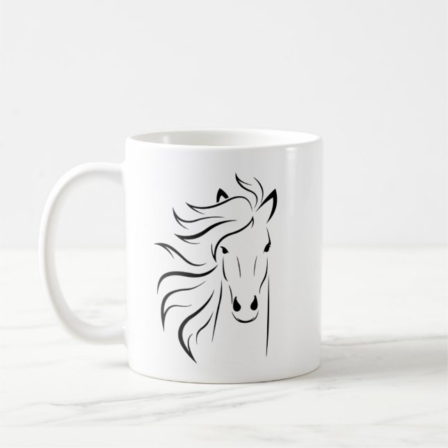 Majestic Horse - Schönes Pferd - Tasse (Links)