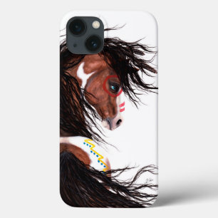 Majestic Horse Two Feather by Bihrle Cell Case