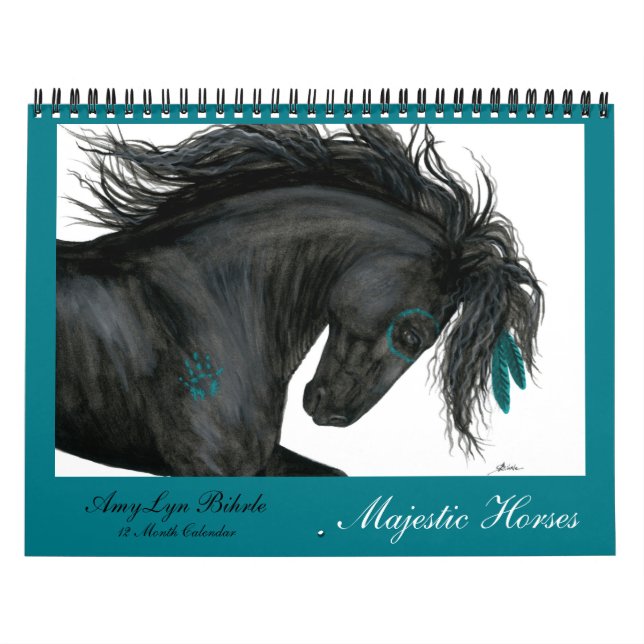 Majestic Horses Calendar by BiHrLe Kalender (Titelbild)