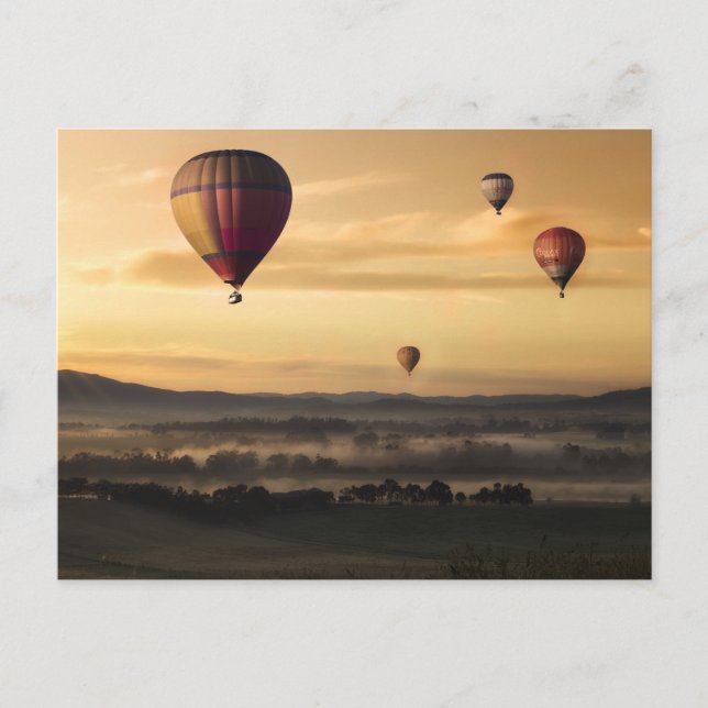 Majestic Hot Air Balloons Postkarte (Vorderseite)