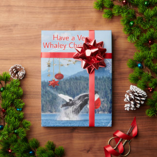 Majestic Humpback Whale Weihnachtspapier Geschenkpapier