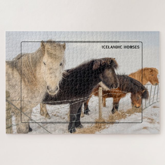 Majestic Islandpferde Puzzle (Horizontal)