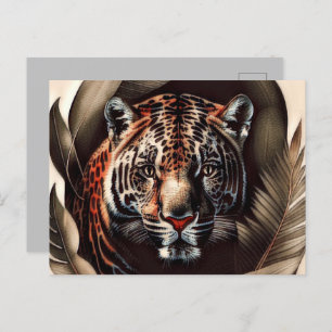 Majestic Jaguar - König des Dschungels Postkarte