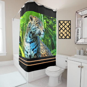 Majestic Jaguar Shower Curtain - Wildlife Series Duschvorhang
