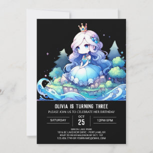 Majestic Kids Princess Birthday Einladung