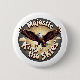 Majestic King of the Skies Button