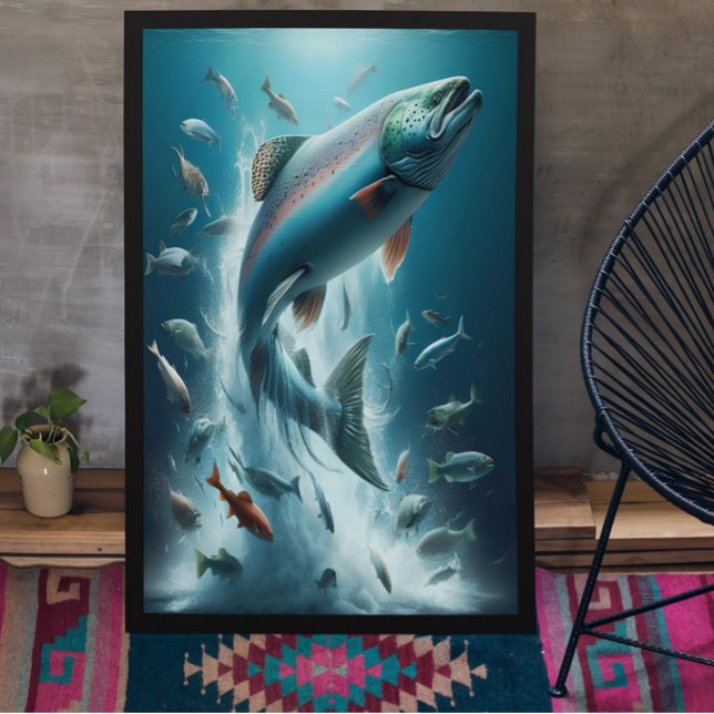 Majestic Lachs während Mondlicht Tanz 24x36 Poster (Von Creator hochgeladen)