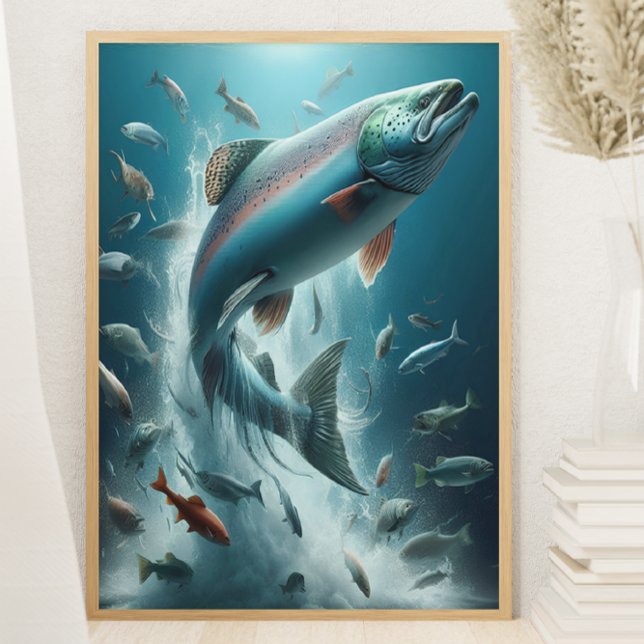 Majestic Lachs während Mondlicht Tanz 8x10 Poster (Von Creator hochgeladen)