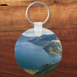 Majestic Lake Toba North Sumatra Bali Keychain Schlüsselanhänger