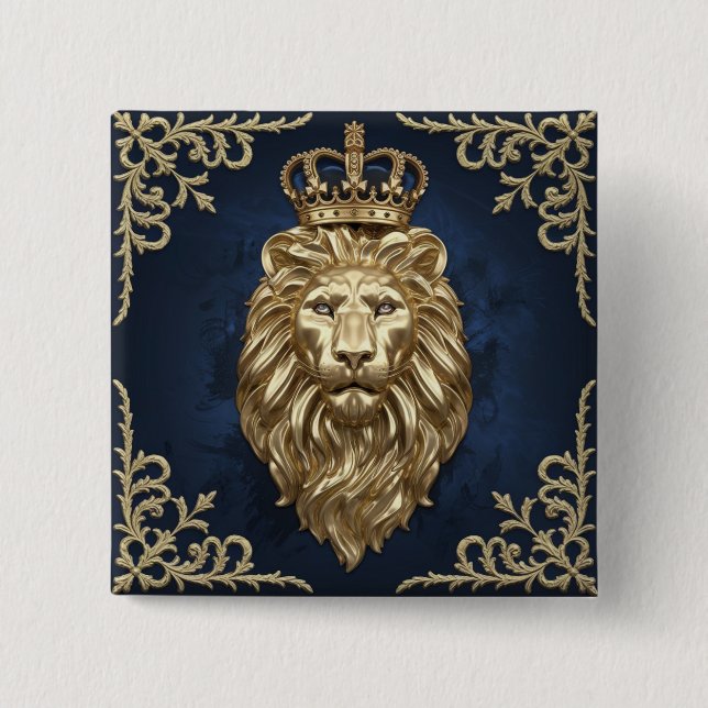 Majestic Lion Button (Vorderseite)